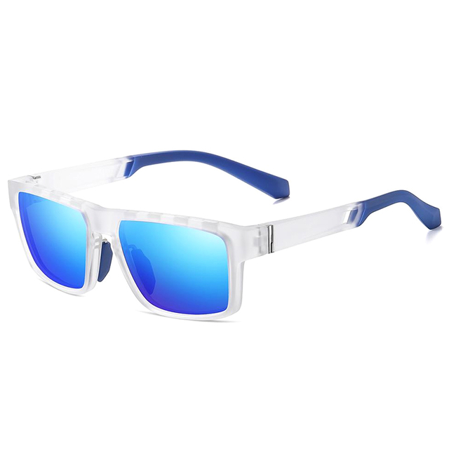 7521 Templos de diseño de trabajos abiertos consejos de goma Material Ligero TR Gafas de sol de estilo deportivo