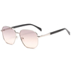 2280 Geométricos Full Metal Marco extendido PC PC que Dailylife Estilo de sol unisex Gafas de sol