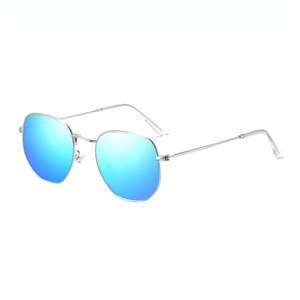 Lente polarizada de metal Gafas de sol unisex #81694