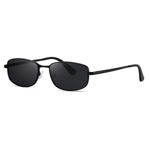 15108 gafas de sol de metal rectangle rectangular delgado