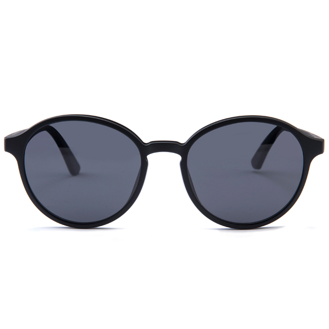 Correos completos de forma redonda de 1911 Matt Double Colors UVA UVB Protection Clip en gafas de sol