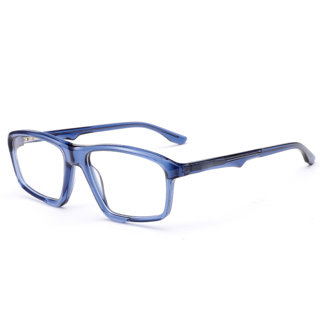 06 Pleapsible Spring Hinge Acetate Men Frames ópticos deportivos