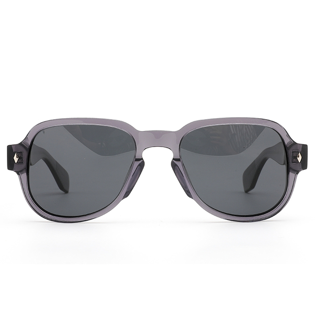 8014 en stock Bisagras dobles Tac lente polarizada Acetato Men Gafas de sol