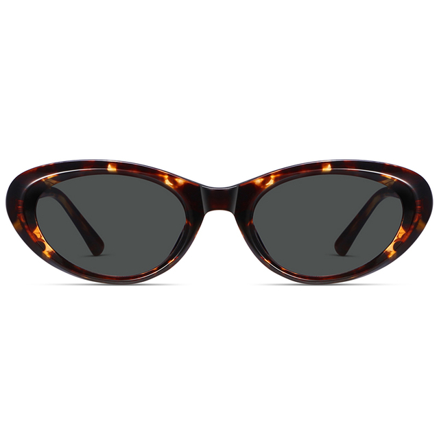 9120 Marco en forma ovalada Características geométricas en plantas anchas gafas de sol universales de ajuste universal