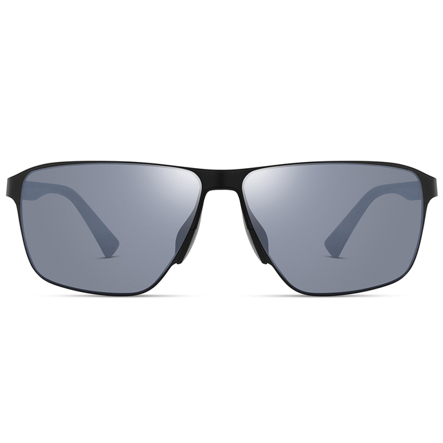 7329 MARCO RECTANGULAR ARRIZADO Fibra de carbono Gafas de sol de metal