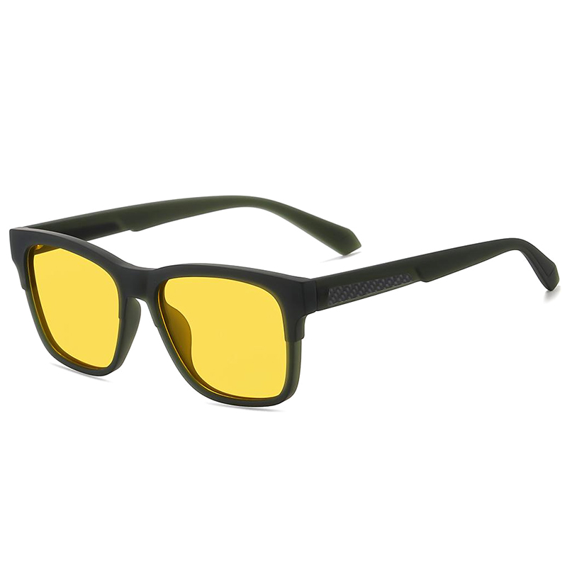 7518 Classic Wayfarer marco cuadrado One Piece Nariz Pads Unisex Pesca Gafas de sol