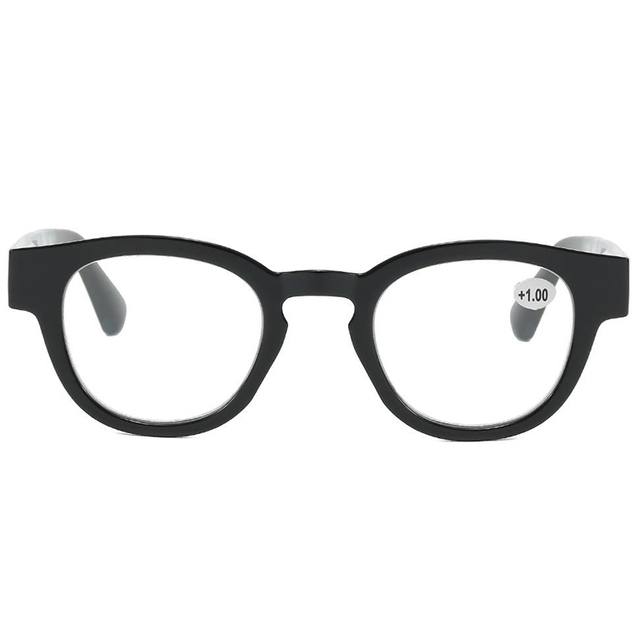 3132 marco de plástico redondo y grueso con lector de templos de impresión de patrones de mármol