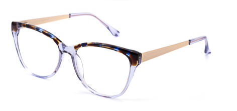 ACETATE DE INYECCIÓN+Metal Women Frames ópticos #8003