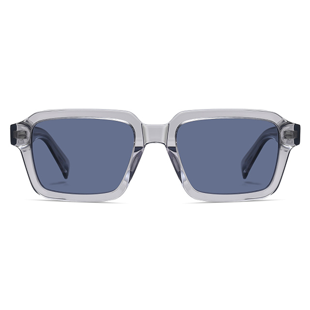 32105 gafas de sol de acetato hechos a mano de forma rectangular