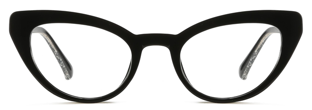 Productos listos Forma de ojo de gato TR90+CP Women Marco óptico #2012