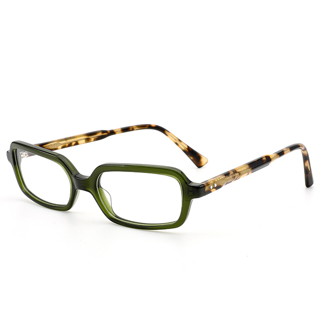 2173 marcos ópticos de acetato en forma de almohada