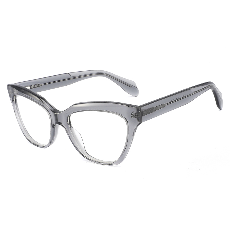 2139 Cateye Shape Spring Hinge Acetate Women Frames ópticos