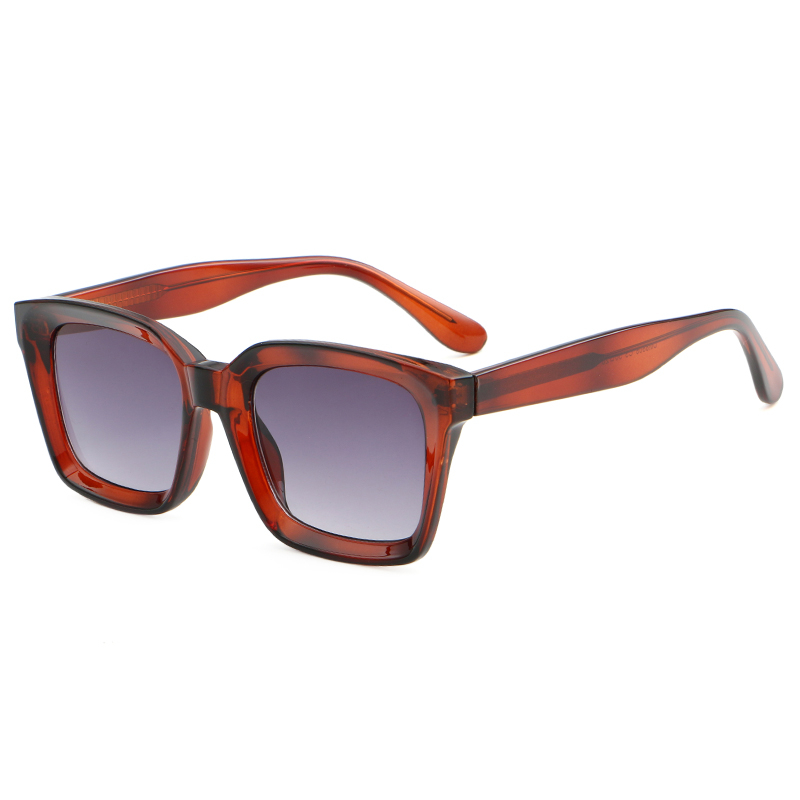 8808 MARCO CUADRADO CUADRO UV400 LENTE PROTECTIVAS TR90 Gafas de sol de mujeres 